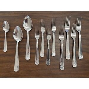 IKEA ATBART STAINLESS FLATWARE 11-Pieces